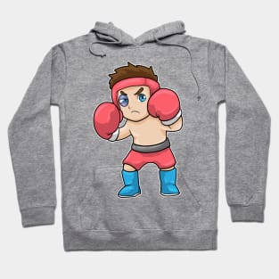 Boxer with Head Protection & Boxing gloves Hoodie